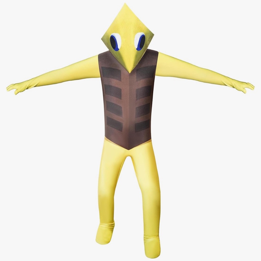 KIDS YELLOW RAINBOW FRIENDS COSTUME